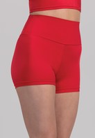 Vente chaude Meilleure Qualité Nylon Haute Spandex Lustre Taille Naturelle Shorts Short De Danse Shorts D'entraînement Shorts