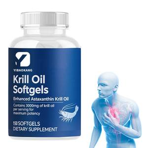 Jual panas gel lunak minyak Krill Antartika untuk tulang kulit dan fleksibilitas sendi manfaat suplemen Kaya fosfolipid - Product Image 1