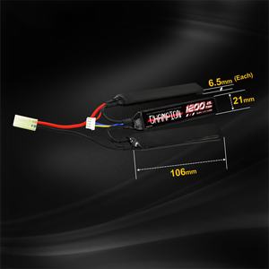 <span class=keywords><strong>CHAMPION</strong></span> 1200mAh 1300mAh 25C 50C 3S 11,1 V Batería recargable pequeña Venta caliente Alta calidad Mejor <span class=keywords><strong>precio</strong></span> Lipo Pack para BB Airsoft - Product Image 5