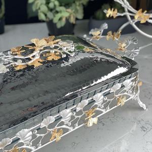 Buffet en acier inoxydable chauffe-plats chauffe-plats pour décor de fête de mariage plats de chauffe-plats en acier faits à la main meilleur vendeur - Product Image 1