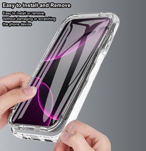 เคสโทรศัพท์แบบสองด้านวัสดุ TPU สำหรับ iPhone Xs Xr 7 8 <span class=keywords><strong>11</strong></span> 12 13 Mini 14 15 16 17 Pro Max ป้องกันรอบ<span class=keywords><strong>ด้าน</strong></span> - Product Image 5
