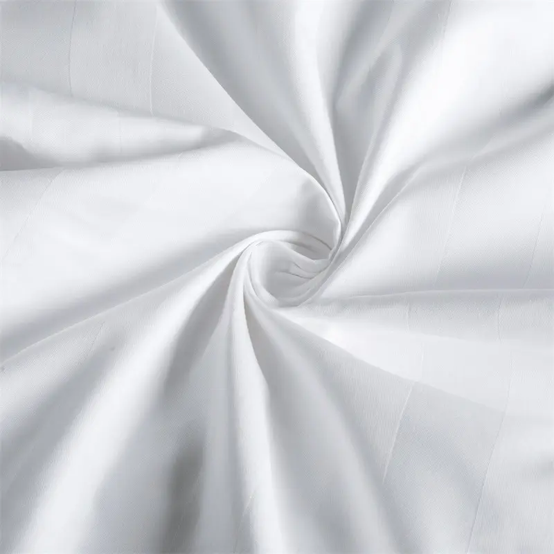 100% coton couette drap plat literie nouvelle étoile hôtel lin coton doux confortable blanc ensemble de literie