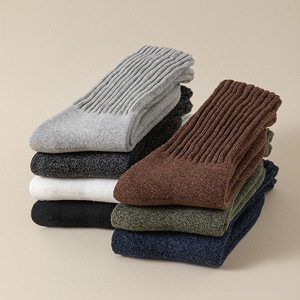 <span class=keywords><strong>Chaussettes</strong></span> <span class=keywords><strong>de</strong></span> sport épaisses en coton pour hommes, <span class=keywords><strong>chaussettes</strong></span> athlétiques en tissu éponge <span class=keywords><strong>avec</strong></span> coussinets, respirantes et anti-odeur, mi-mollet, pour le basketball, vente en gros - Product Image 2