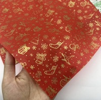 Premium Recycled Tissue Paper with Pink Bow Pattern Custom Logo Printed for Gift Wrapping Boutique Packaging