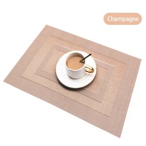 Weishydienne — set de <span class=keywords><strong>tapis</strong></span> de table en PVC tissé, en <span class=keywords><strong>vinyle</strong></span> de luxe, imperméable, pour bol de fruits, accessoires pour la maison, hôtel, vente en gros - Product Image 1