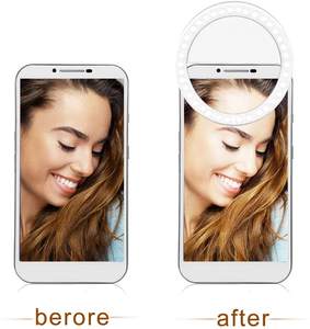 Neue upgrade Heiße Verkäufe mini tragbare handy <span class=keywords><strong>clip</strong></span> auf Selfie füllen licht runde ring licht led lampe für fotografie - Product Image 5