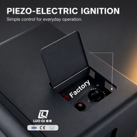 Chauffage au gaz en gros pour la maison, chauffage de pièce au gaz portable, chauffage au gaz à flamme simulée, appareil résidentiel d'intérieur