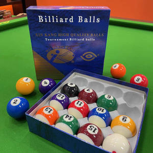 Billes de billard Xin Kang, ensemble de 16 pièces en résine, taille standard, billes de tournoi de billard américain - Product Image 1
