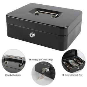 Multi-Size High Quality Money Safe <b>Box</b> with Security <b>Lock</b> Durable Double Storage <b>Box</b> - Product Image 3