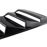 2 pièces Cache-ventilations de lunette arrière de voiture, compatible avec Chevrolet Chevy Camaro 2016-2022, persiennes de vitre latérale, garniture de ventilation latérale