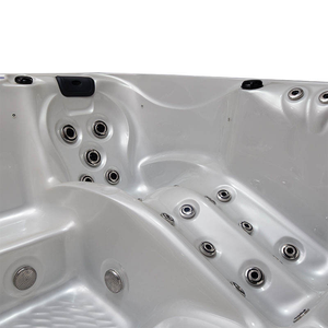 Bañera de Relajación Eficiente para 2 Personas, Estructura Estable, <span class=keywords><strong>Spa</strong></span>, Jacuzzi para Jardín, Patio, Terraza, Tiempo de Ocio - Product Image 4