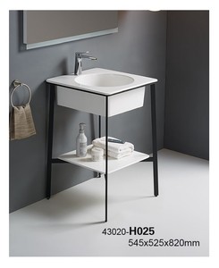 <span class=keywords><strong>Pas</strong></span> <span class=keywords><strong>cher</strong></span> Salle De Bains Évier Console Pieds Métal Mat <span class=keywords><strong>Noir</strong></span> Art Lavabo Avec Porte-Serviette Lavabo Avec Lavabo Porte-Serviette - Product Image 5