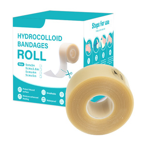 Pansements hydrocolloïdes transfrontaliers, pansements pour plaies, peau artificielle, pansements absorbants superficiels et découpables - Product Image 1