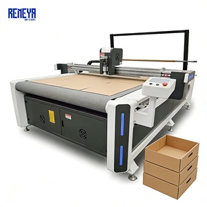 Cutter automatique CNC pour la fabrication de boîtes avec contrôle de l'épaisseur pour carton ondulé, coupe-papier robuste 400 feuilles - Product Image 1