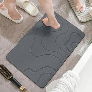 Grand tapis antidérapant en pierre pour salle de bain commerciale, cuisine, chambre et salon - Product Image 1