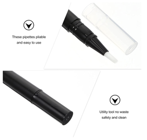 Stylos torsadés transparents vide, stylo à huile pour <span class=keywords><strong>ongles</strong></span>, brosse cosmétique, Gloss à lèvres, applicateur, croissance des cils, Tube liquide - Product Image 3
