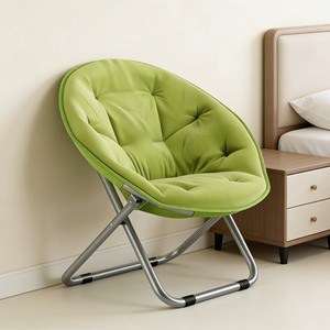 Nouveau fauteuil lune en tissu Oxford avec siège surdimensionné et <span class=keywords><strong>cadre</strong></span> robuste pour un camping de groupe et des rassemblements confortables - Product Image 2