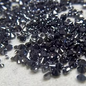 Kim Cương Tự Nhiên Con trỏ Màu Đen Kim Cương Màu Đen Cho Đồ Trang Sức Mỹ 3Mm 3.5Mm 5Mm 8Mm Tại Giá Bán Buôn Tự Nhiên Kim Cương Lỏng Lẻo - Product Image 3