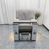 Équipement de salon de beauté et de manucure moderne fauteuil de massage électrique manucure fauteuil de pédicure de luxe avec lumières LED