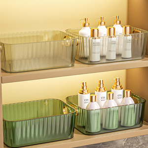 Công Suất Lớn Nhựa Lưu Trữ Hộp Mỹ Phẩm Chăm Sóc Da Lưu Trữ Hộp Giỏ Tổ Chức Với Xử Lý Đa Lưu Trữ <span class=keywords><strong>Container</strong></span> - Product Image 1