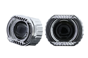 Meilleures ventes : Cache-lentilles de projecteur de phare automobile de 3 pouces avec anneaux LED Angel Eyes, universels pour la rénovation - Product Image 2