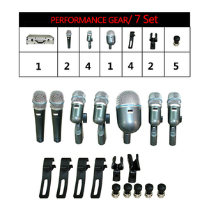 GAM-BT7A profesional 7 pieza Kit de batería instrumento micrófono para Bass Amp Toms <span class=keywords><strong>tambor</strong></span> de <span class=keywords><strong>tambor</strong></span> micrófono conjunto - Product Image 6