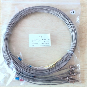 Metal-shiled kablo ile <span class=keywords><strong>K</strong></span> tipi M8 termokupl sensörü - Product Image 2