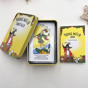 Cartes d'affirmation positive à bords dorés brillants, jeu <span class=keywords><strong>de</strong></span> tarot/<span class=keywords><strong>oracle</strong></span> <span class=keywords><strong>de</strong></span> luxe, impression CMYK/PMS, boîte rigide, papier d'art 300-400 g/m² - Product Image 1