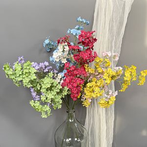 Fleur artificielle en soie Jinxi à tige unique, arrangement floral pour mariage et décoration intérieure, style pastoral, petit bouquet - Product Image 1