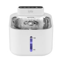 Fontaine à eau pour animaux de compagnie de haute qualité, écologique, en acier inoxydable, 4L, avec batterie, distributeur d'eau sans fil, intelligent et automatique pour chats