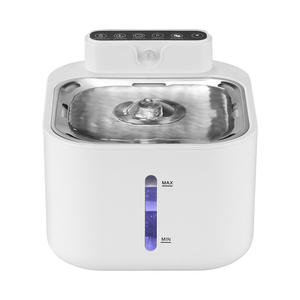 Fontaine à eau pour animaux de compagnie de haute qualité, écologique, <span class=keywords><strong>en</strong></span> acier inoxydable, 4L, avec batterie, distributeur d'eau sans fil, intelligent et automatique pour chats - Product Image 1