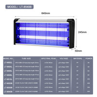 Piège à insectes électrique UV 40W de haute qualité avec lumière LED violette, tue-moustiques, répulsif anti-moustiques pour insectes et mouches
