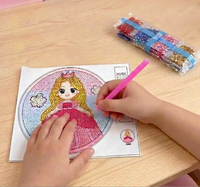 HARDWORK 5D DIY Peinture créative à coller pour enfants, artisanat et éducation