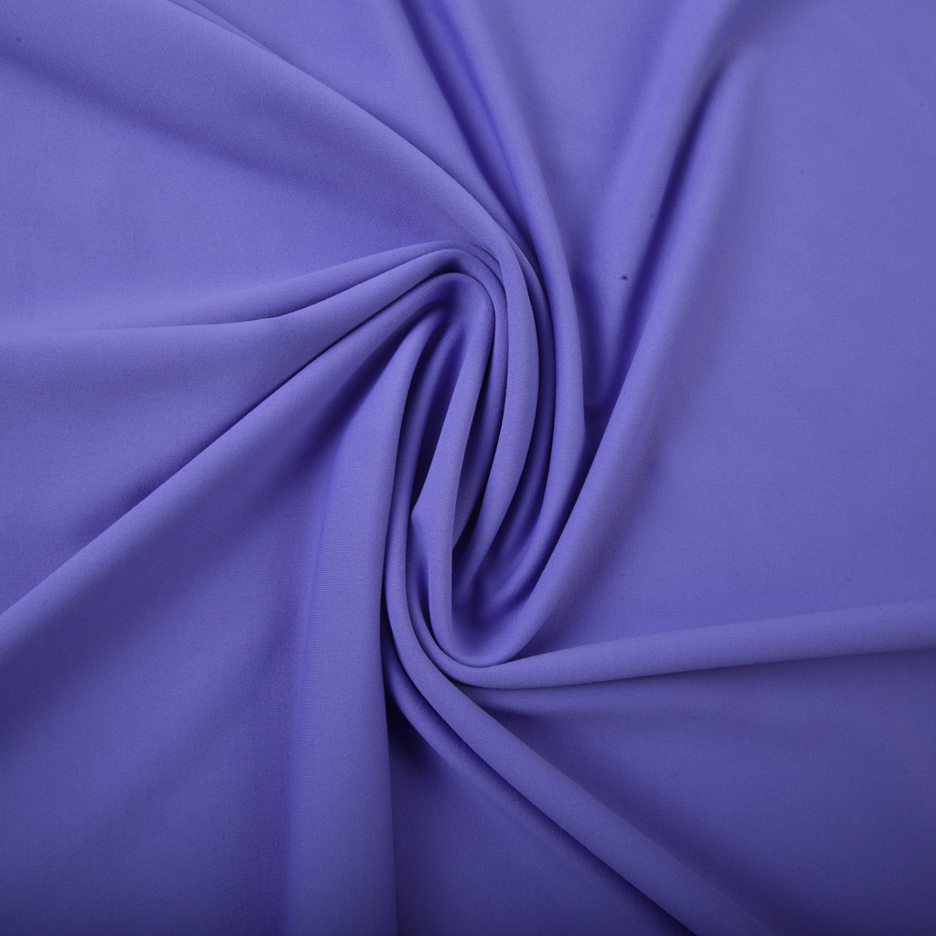Factory Direct 90%Polyester 10%Spandex 250GSM DTY Dyed Stretch Soft Knit Fabric For Yoga Sportswear