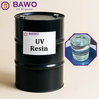 Résine d'oligomère UV d'acrylate d'uréthane BW 8099B avec la bonne dureté utilisée dans le placage sous vide