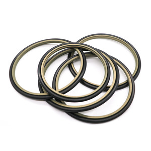 حلقة عازلة هيدروليكية HBTS من مادة PTFE NBR لأجزاء الحفارات والجرافات والحفارات الخلفية - Product Image 3