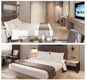 Muebles de Hotel, Muebles para Habitaciones con Cama Doble, Muebles de Calidad para Hoteles de 5 Estrellas, Fabricantes de Muebles para Habitaciones de Hotel de Alta Gama - Product Image 6