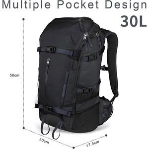 Sac à dos d'hydratation de <span class=keywords><strong>ski</strong></span> personnalisé <span class=keywords><strong>pas</strong></span> <span class=keywords><strong>cher</strong></span> 30L Snowboard Sac de <span class=keywords><strong>voyage</strong></span> Sac à dos résistant à l'eau pour le <span class=keywords><strong>ski</strong></span>, la randonnée et le camping - Product Image 4
