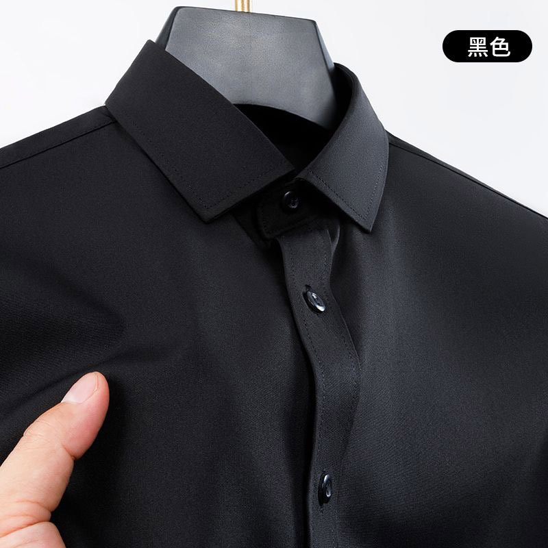 Black short sleeve--four-way stretch