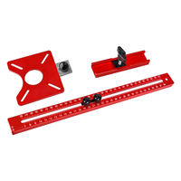Outils de menuiserie de qualité industrielle pour le bricolage, gabarit de fraisage en alliage d'aluminium personnalisé, guide de fraisage circulaire, outil de découpe circulaire pour la menuiserie