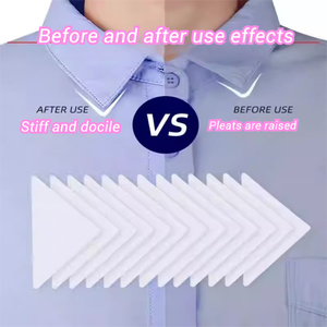 Patch de col de chemise polo personnalisé, épaulettes de col invisibles amovibles, épaulettes de col rigides pour chemises - Product Image 6