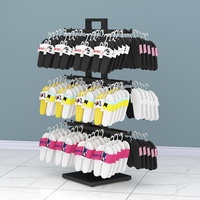 Supermarché écologique présentoir sur pied pour chaussures pantoufles suspendues chaussures chaussettes magasin île étagère à chaussures pour pantoufles