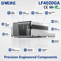 Machine de découpe laser à fibre CNC de précision pour tôles de laiton, optimisation IA, contrôle Cypcut, servomoteur Yaskawa, rail HIWIN