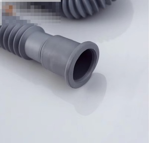 Manguera de Desagüe Extensible KS de 84.5mm, Curva, con Conexión por Compresión, 145 psi, Fácil Instalación para Lavabos y Fregaderos - Product Image 2