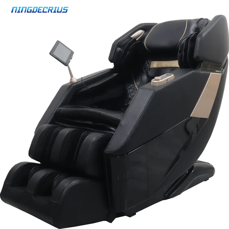 Ningdecrius3 New Design Zerbody Massagersage Chair Price Shiatsu Electric Folding Luxury Body Massage Chair OEM Massager Grey