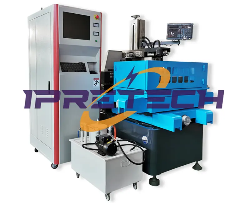 슈퍼 빠른 Ipretech 저렴한 가격 cnc 기계 자동 컷 운영 시스템 0.18 몰리브덴 와이어 DK7735 CNC Edm 와이어 컷 머신