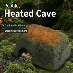 Roccia Termica per Rettili, Caverna Simulata con Calore Solare per Terrario, per Draghi Barbuti, Lucertole, Serpenti, Camaleonti, Tartarughe, Gechi Leopardini - Product Image 1