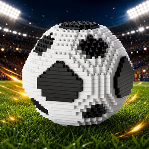 Marco <span class=keywords><strong>de</strong></span> exhibición <span class=keywords><strong>de</strong></span> camisetas <span class=keywords><strong>de</strong></span> fútbol con microbloques <span class=keywords><strong>de</strong></span> construcción DIY, modelo <span class=keywords><strong>de</strong></span> trofeo <span class=keywords><strong>de</strong></span> balón <span class=keywords><strong>de</strong></span> fútbol, regalo para aficionados al deporte, decoración del hogar - Product Image 1