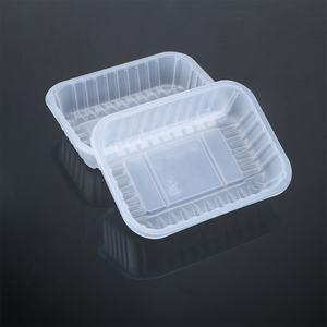 Barquette jetable transparente en PP <span class=keywords><strong>de</strong></span> qualité alimentaire, moulée en pulpe, 18*13*4mm, pour aliments pour bébés, scellable, <span class=keywords><strong>commande</strong></span> personnalisée acceptée - Product Image 3