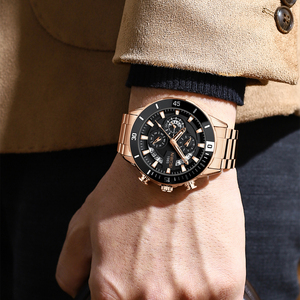 <span class=keywords><strong>Montre</strong></span>-bracelet à quartz NIBOSI 2592 pour homme, avec affichage de la semaine et de la date, bracelet en maille, boîtier en alliage, style décontracté et tendance pour <span class=keywords><strong>garçon</strong></span>. - Product Image 6